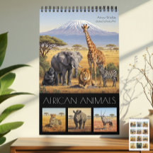 Calendario de Animales Africanos 2027 / Vida Silve