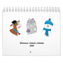 Calendario de Animales Caprichosos 2026 ...