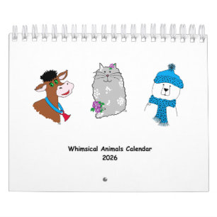 Calendario de Animales Caprichosos 2026 ...