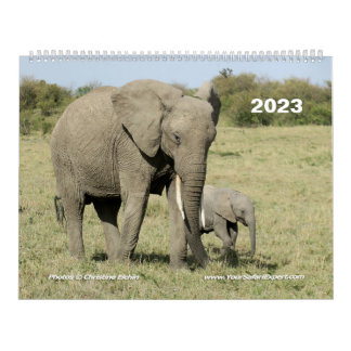 Calendario de Animales de África Oriental (de dos