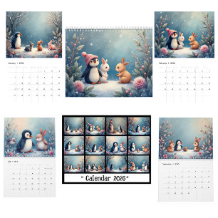 Calendario de Animales de Invierno