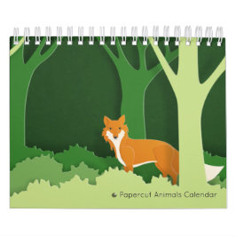 Calendario de animales de Papercut