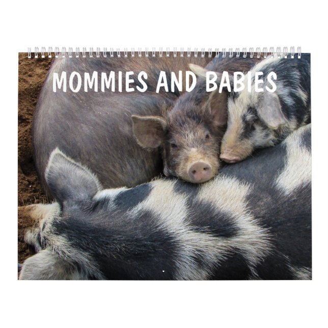 Calendario de animales para madres y bebés (Tapa)