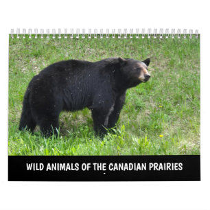 Calendario de Animales Salvajes de las Praderas Ca