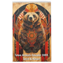 Calendario de Animales Totémicos 2026 – Espíritu y