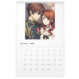 Calendario de Anime 2026 (Imágenes creadas por Gro