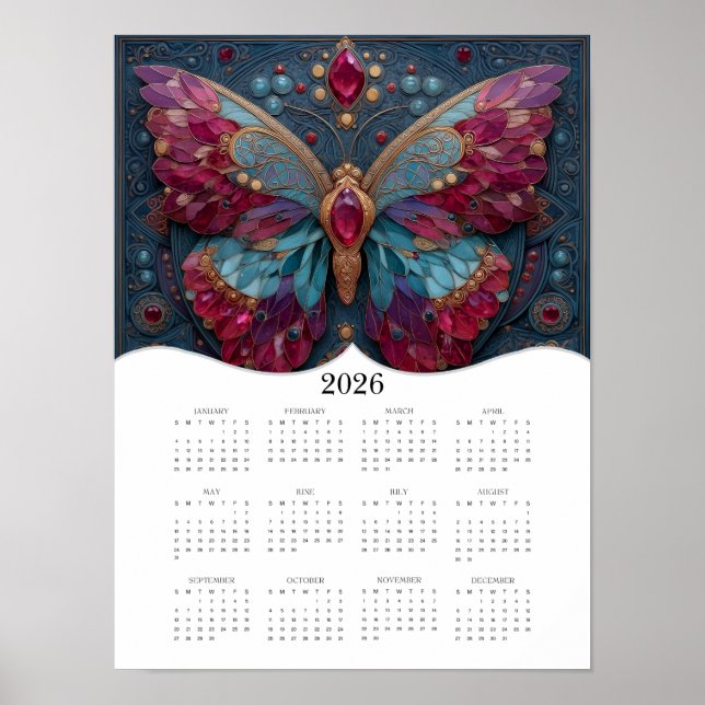 Calendario de Año Completo de Arte de Fantasía de  (Frente)