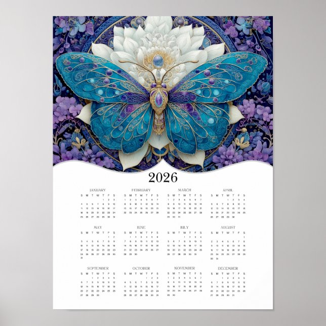 Calendario de Año Completo de Arte de Fantasía de  (Frente)
