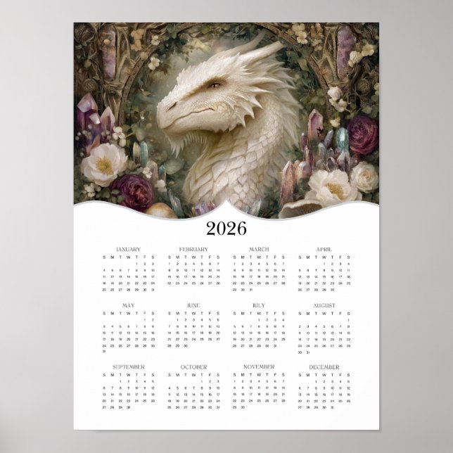 Calendario de Año Completo de Arte de Fantasía del (Frente)