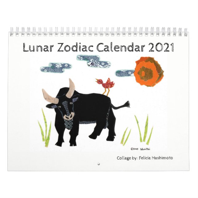 Calendario de Año Nuevo Zodiaco 2021 (Tapa)