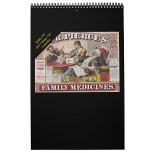 Calendario de anuncios de aceite de serpiente y av