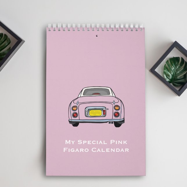 Calendario de aparcamientos de coches de figarro r (A calendar for all your pink figaro meetings)