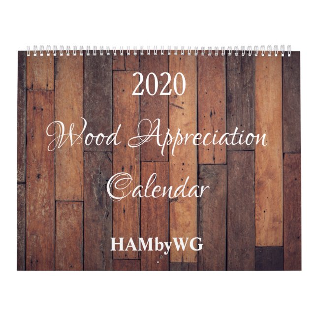 Calendario de Apreciación de Madera HAMbyWG (Tapa)