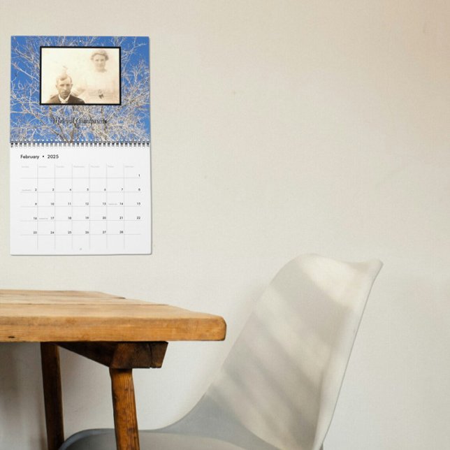 Calendario de árbol fotográfico de la familia de f (Subido por el creador)