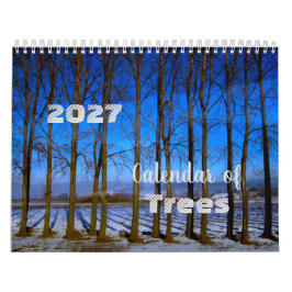 Calendario de Árboles 2027 Fotos Hermosas
