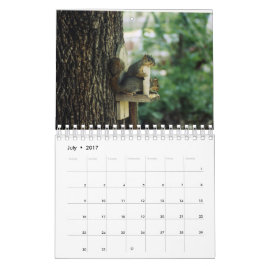 Calendario de ardilla