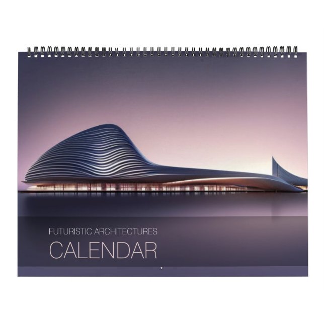 Calendario de arquitecturas futuristas (Tapa)