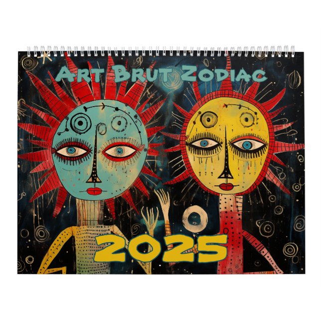 Calendario de Art Brut Zodiac (Tapa)