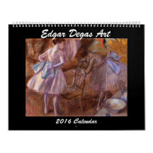 Calendario de Arte 2016 de Edgar Degas