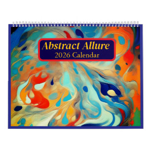 Calendario de Arte Abstracción Atractiva 2026