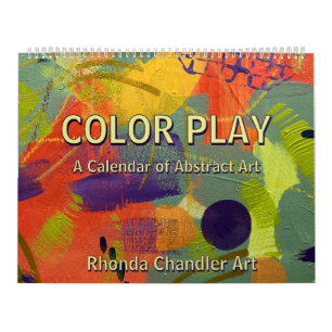 Calendario de Arte Abstracto Audaz y Colorido