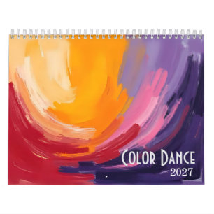 Calendario de Arte Abstracto Color Dance 2027