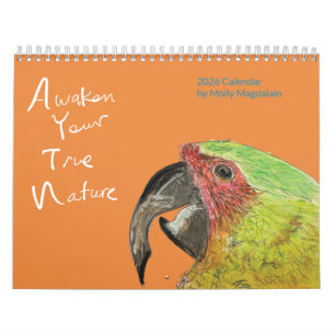 Calendario de Arte Animal 2026 por Molly Magdalain