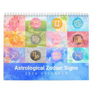 Calendario de Arte Astrológico de Duetos del Zodia