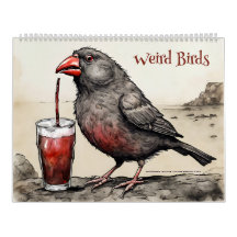 Calendario de arte Aves Raras