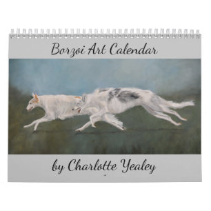 Calendario de Arte Borzoi 2021 de Charlotte Yealey