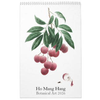 Calendario de arte botánico 2026
