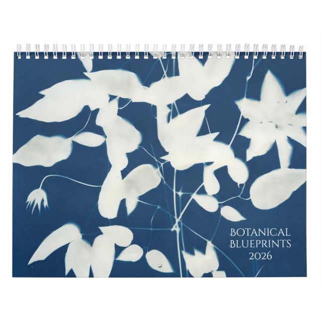 Calendario de Arte Botánico de Pared 2026 (Tapa)