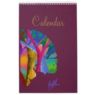 Calendario de arte cerebral de 2024