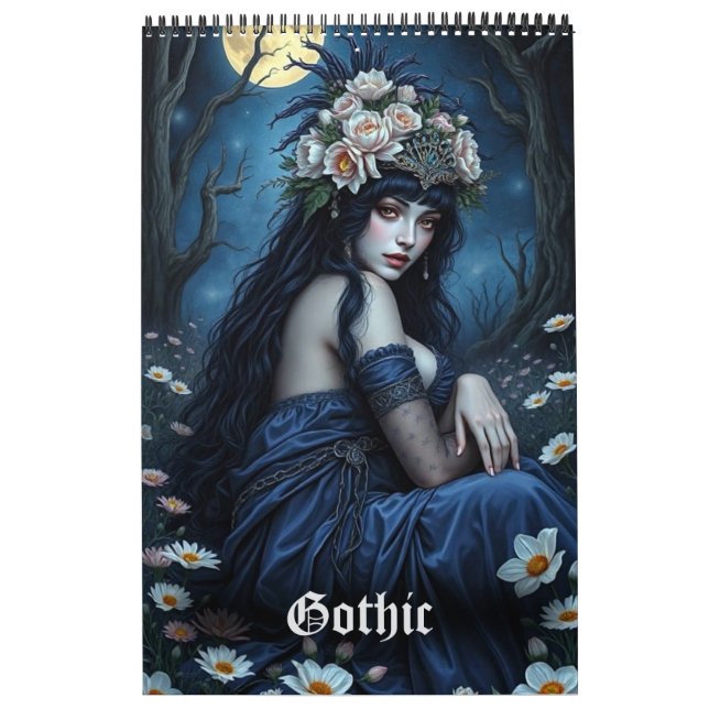 Calendario de Arte Colectivo de Jardín Gótico (Tapa)