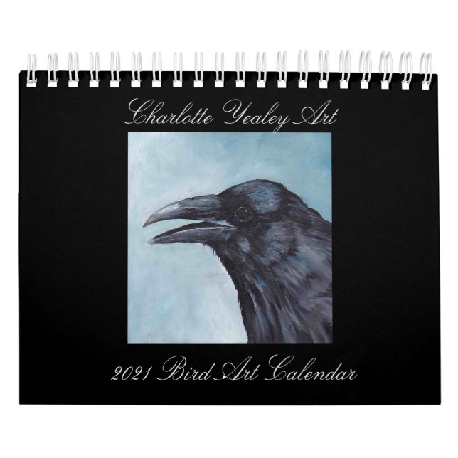 Calendario de Arte de Aves 2021 de Charlotte Yeale (Tapa)