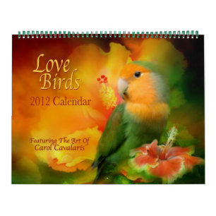 Calendario de arte de Aves de Amor 2012