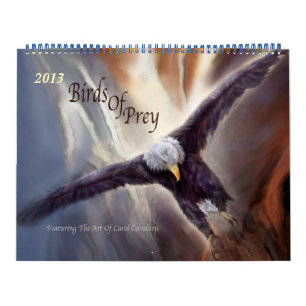 Calendario De Arte De Aves De Prey 2013
