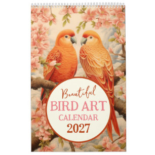 Calendario de Arte de Aves Hermosas 2026