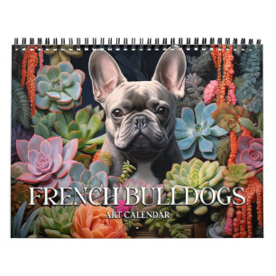 Calendario de arte de Bulldog Francés 2027