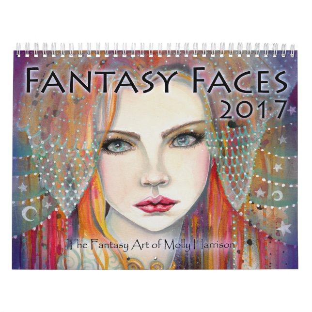 Calendario de Arte de Caras de Fantasía 2017 Molly (Tapa)