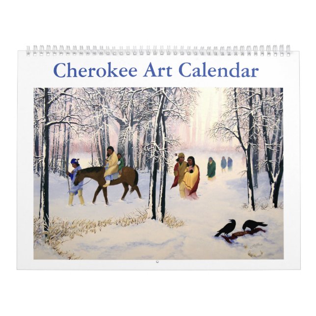 Calendario de arte de Cherokee (Tapa)