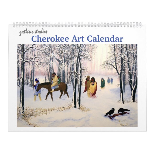 Calendario de arte de Cherokee 2022 (Tapa)