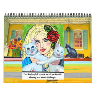 Calendario de arte de chicas incorrectos