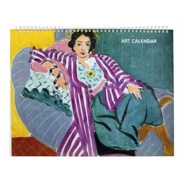 Calendario de arte de dos páginas (Tapa)