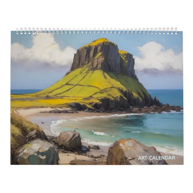 Calendario de arte de dos páginas (Tapa)