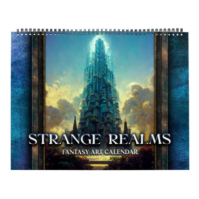 Calendario de Arte de Fantasía 2027 Strange Realms (Tapa)