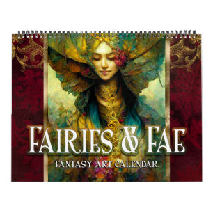 Calendario de arte de fantasía de hadas y fae 2027