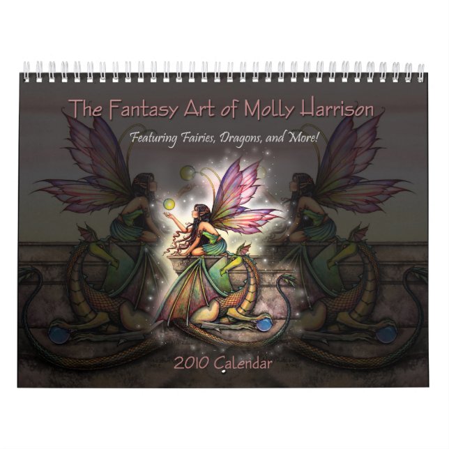 Calendario de Arte de Fantasía de Molly Harrison 2 (Tapa)