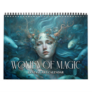 Calendario de Arte de Fantasía de Mujeres de Magia