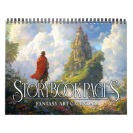 Calendario de Arte de Fantasía de Páginas de Cuent